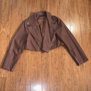 Finesse Chocolate Leather Jacket
